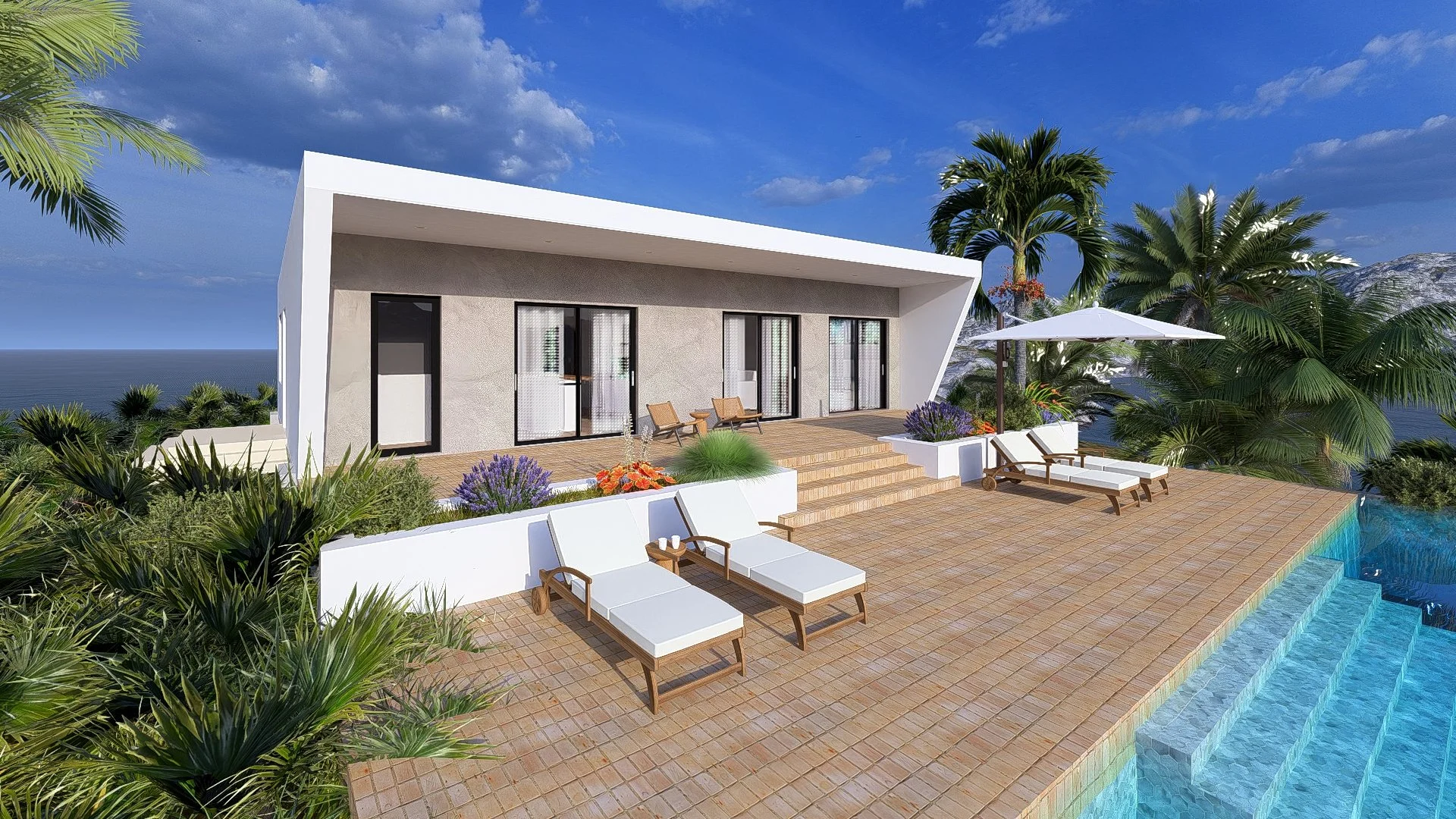 Bauhu contemporary classic range hurricane resistant modular home