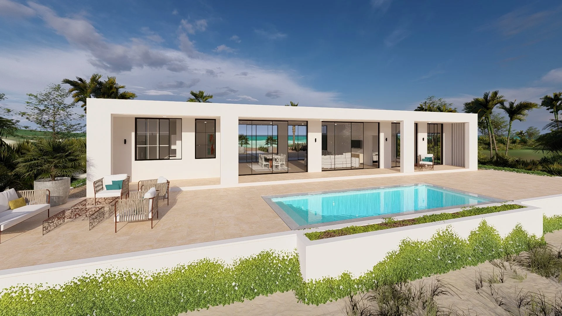 Bauhu contemporary classic range hurricane resistant modular home