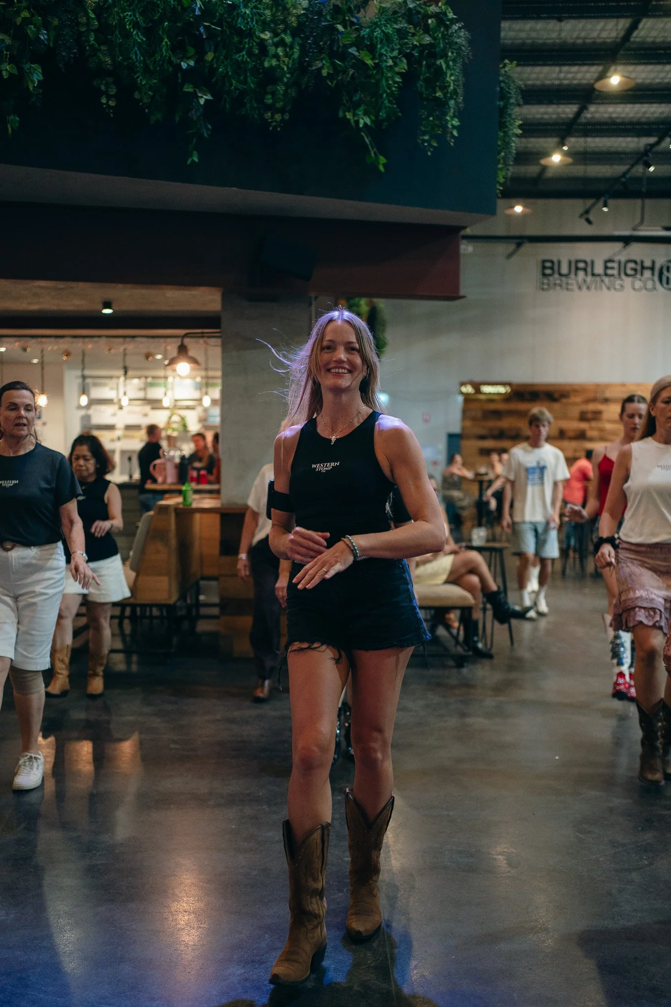 Line Dancing at Burleigh Brewing