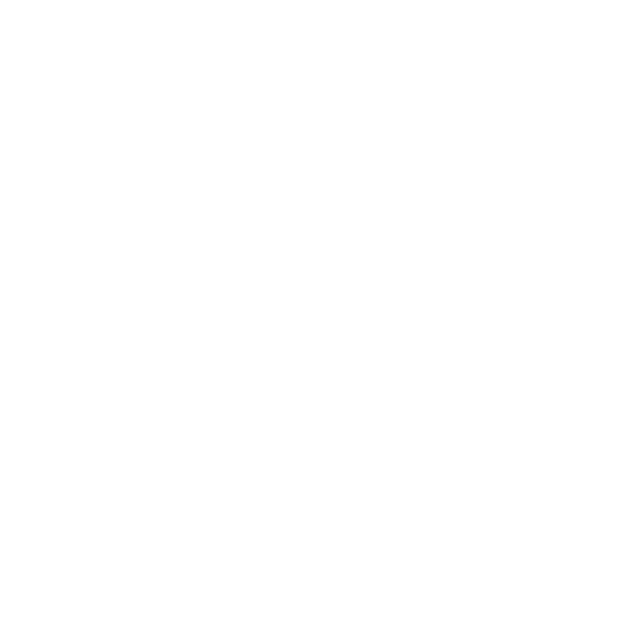 A black and white logo with a speech bubble and quotation marks inside, representing a quote or dialogue symbol.