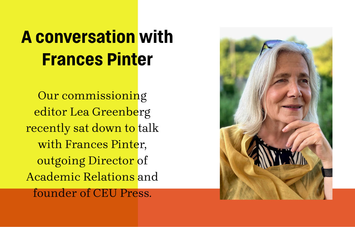 A conversation with Frances Pinter 