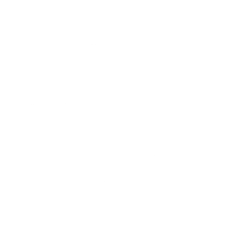 White TUM logo with star on black background.