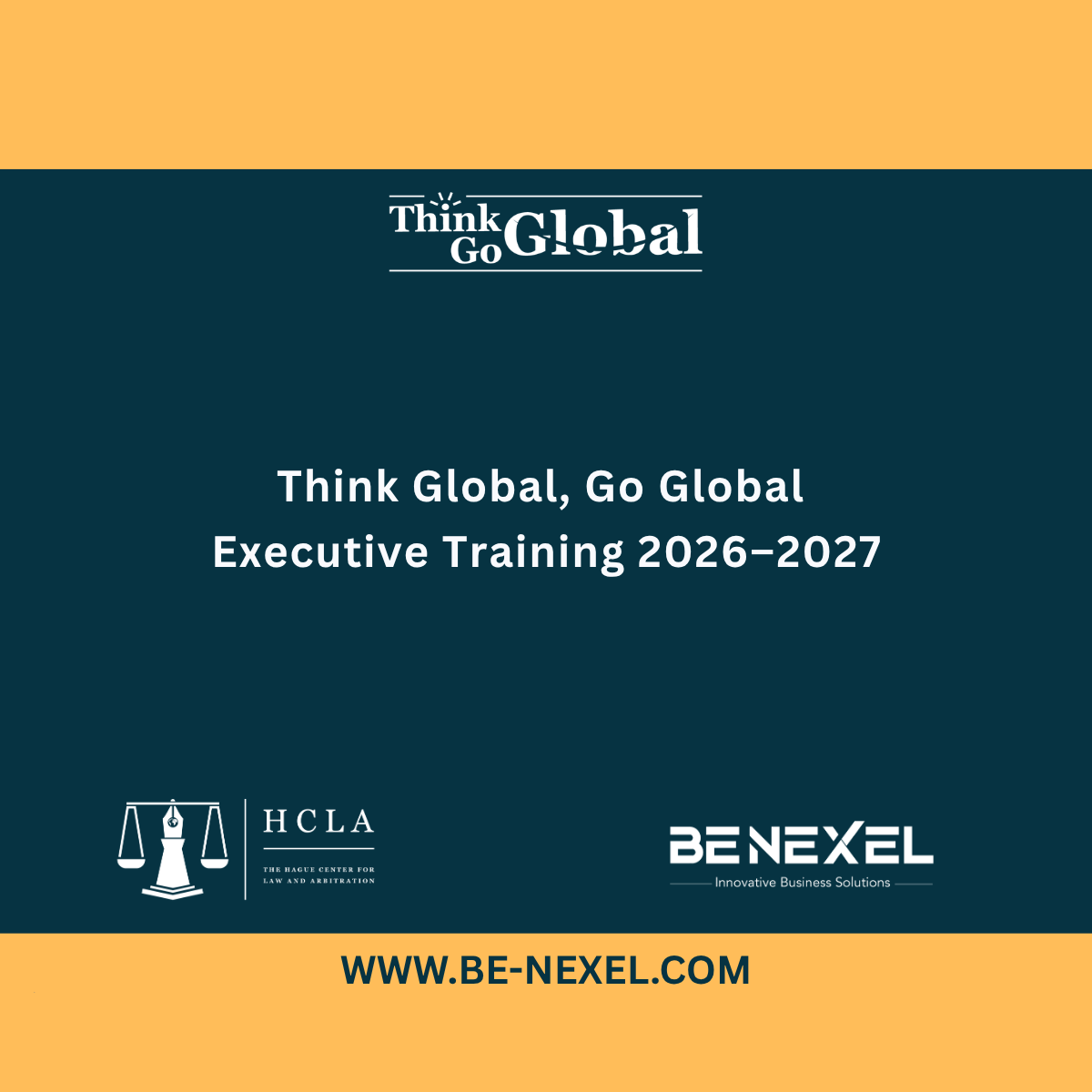 Think Global, Go Global: Executive Training 2026–2027