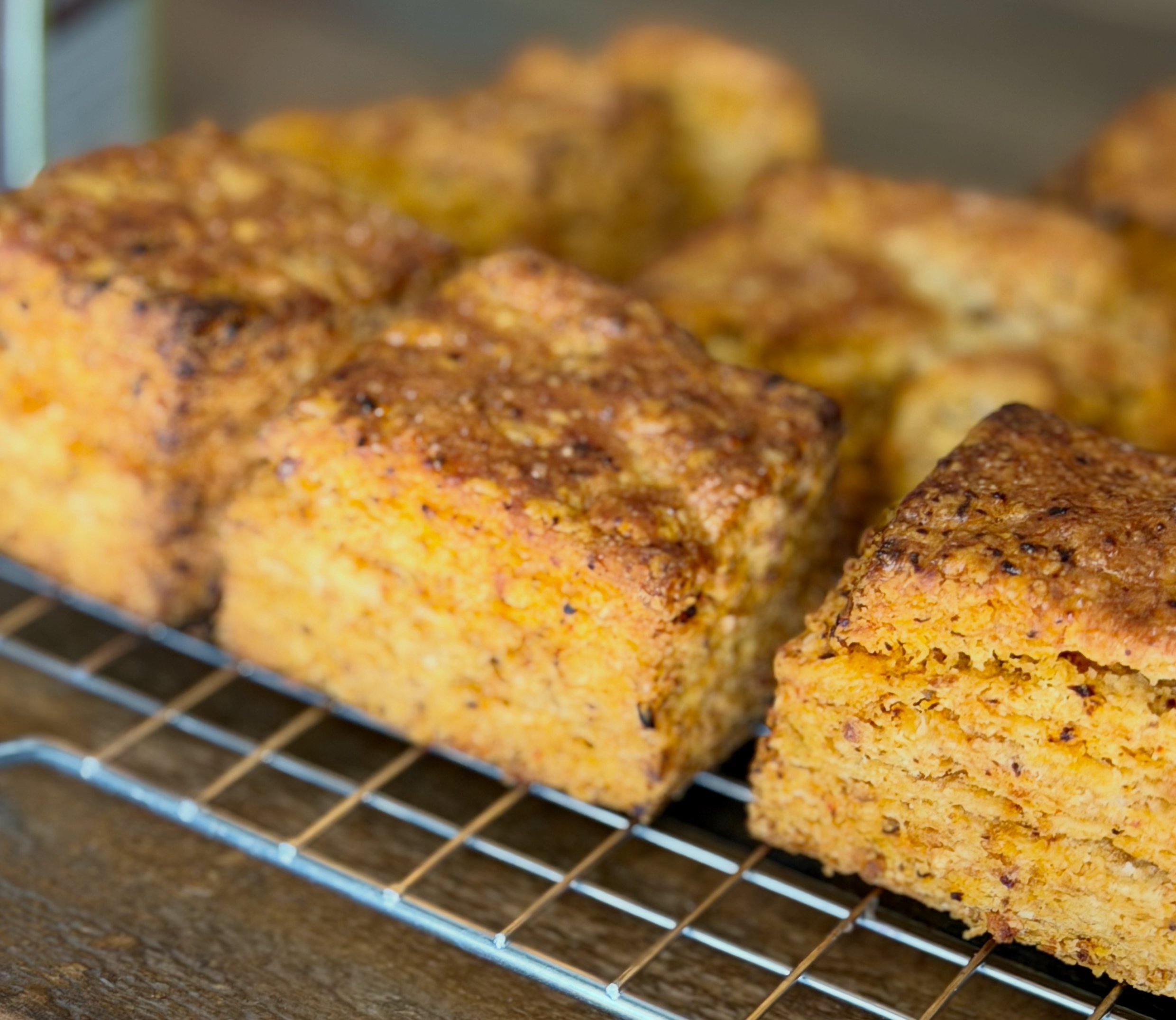Chili Crisp Biscuits