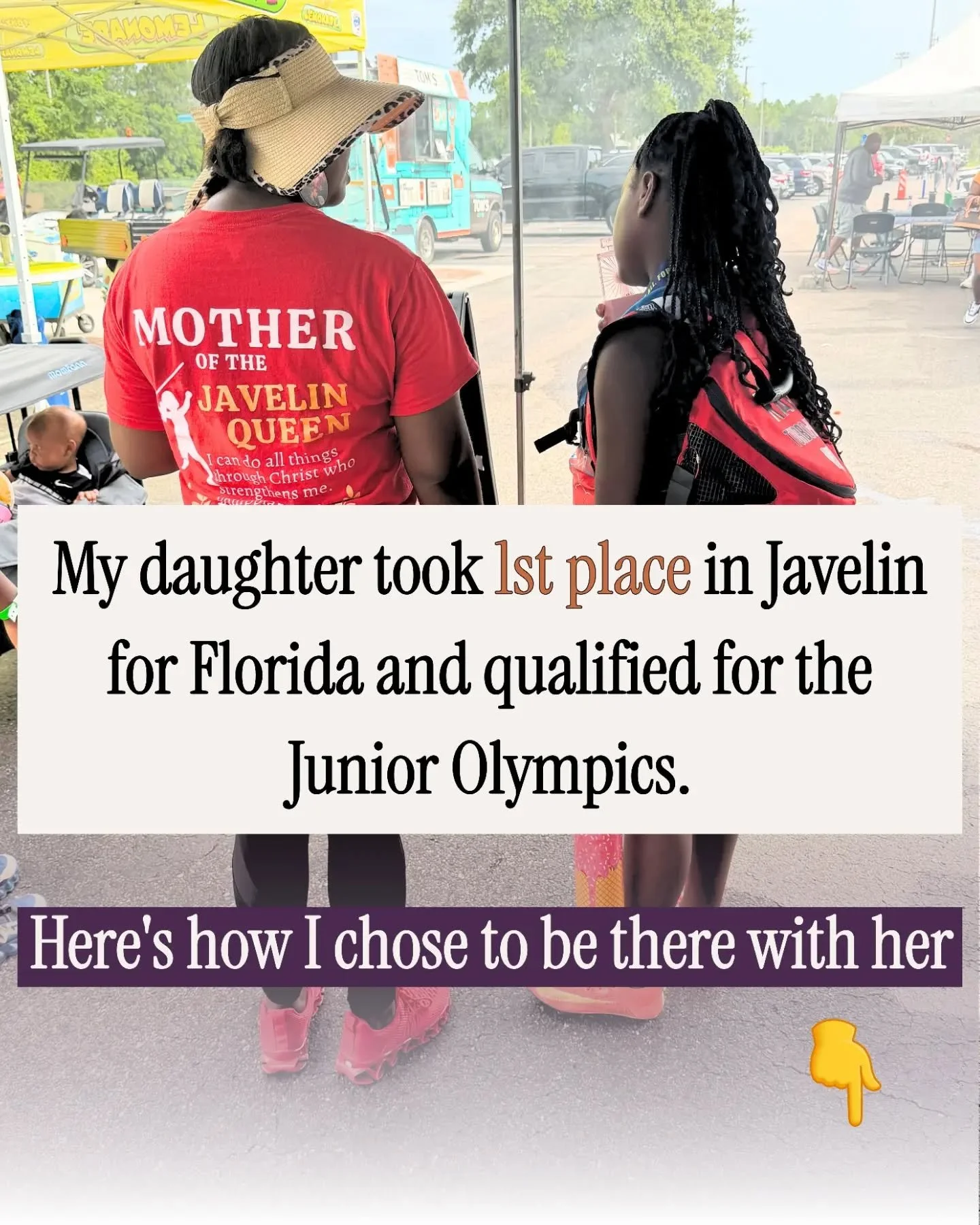 I usually work during championship week.

This year, I didn't.

My daughter qualified for the Junior Olympics again, and instead of trying to fit work around the week, I cleared my schedule so I could be fully present.

Years ago, I probably would ha