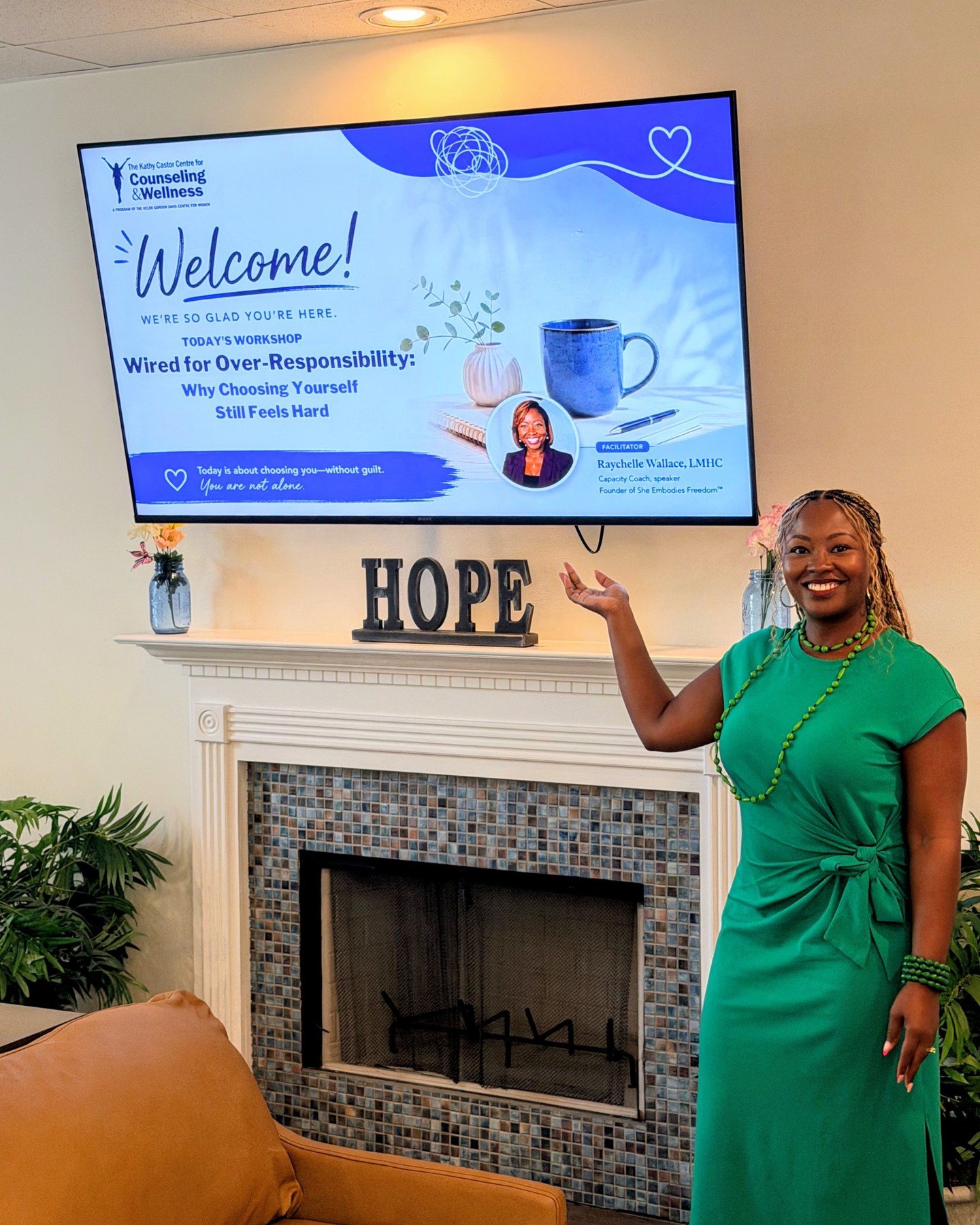 Last Friday, I brought Wired for Over-Responsibility: Why Choosing Yourself Still Feels Hard to The Helen Gordon Davis Centre for Women here in Tampa.

And one of my favorite parts wasn't simply getting to teach the material.

It was watching women r