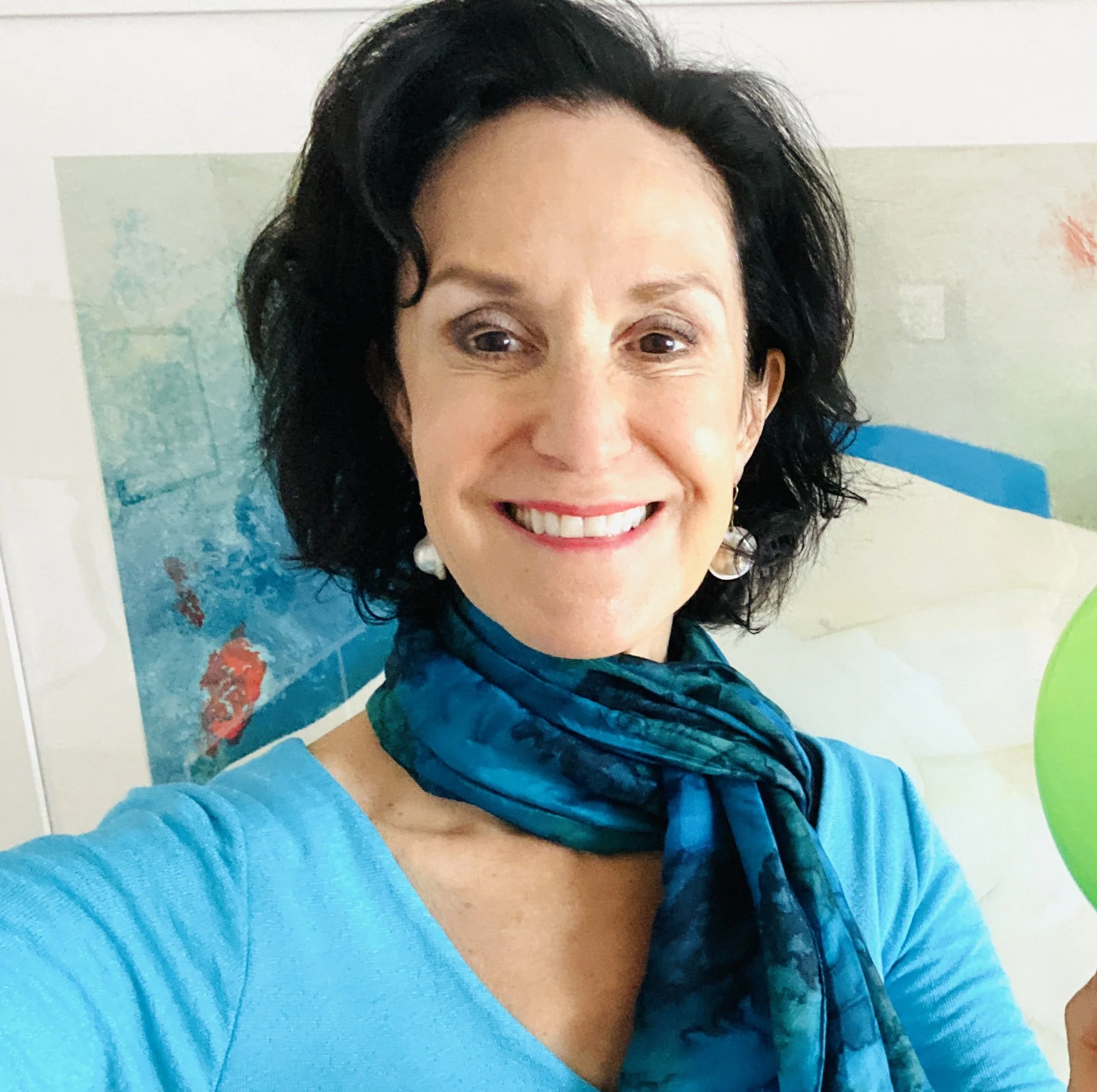 Linda Esposito, founder and owner of BE CLEAR with Bronchiectasis, LLC smiling