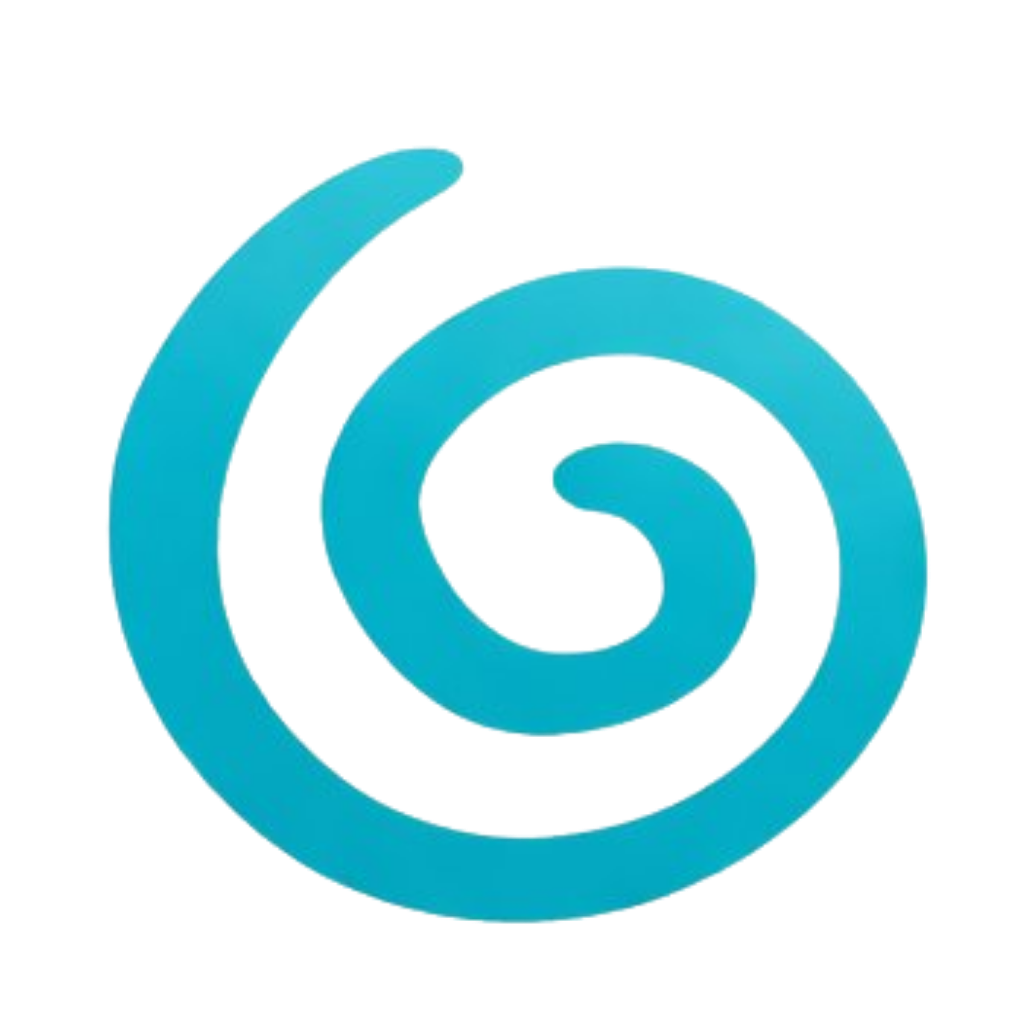 BE CLEAR Logo Swirl
