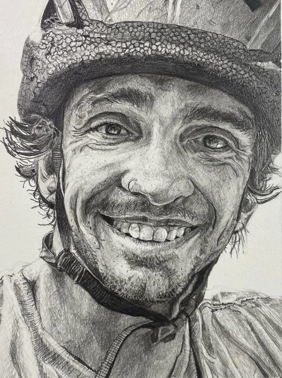 Jacob, 8x10, graphite pencil on illustration board, 2024