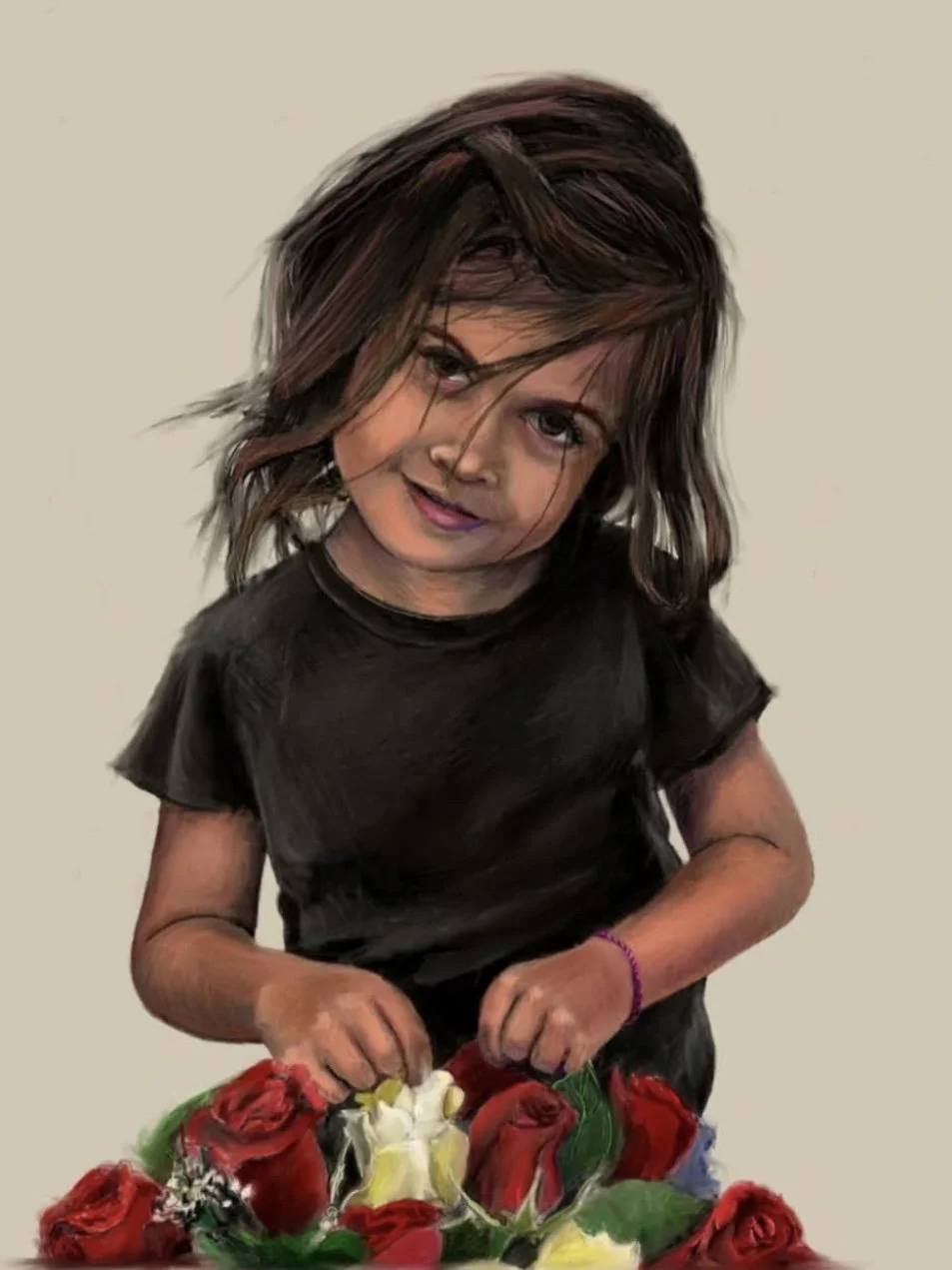 Bouquet, iPad sketchbook, 2022