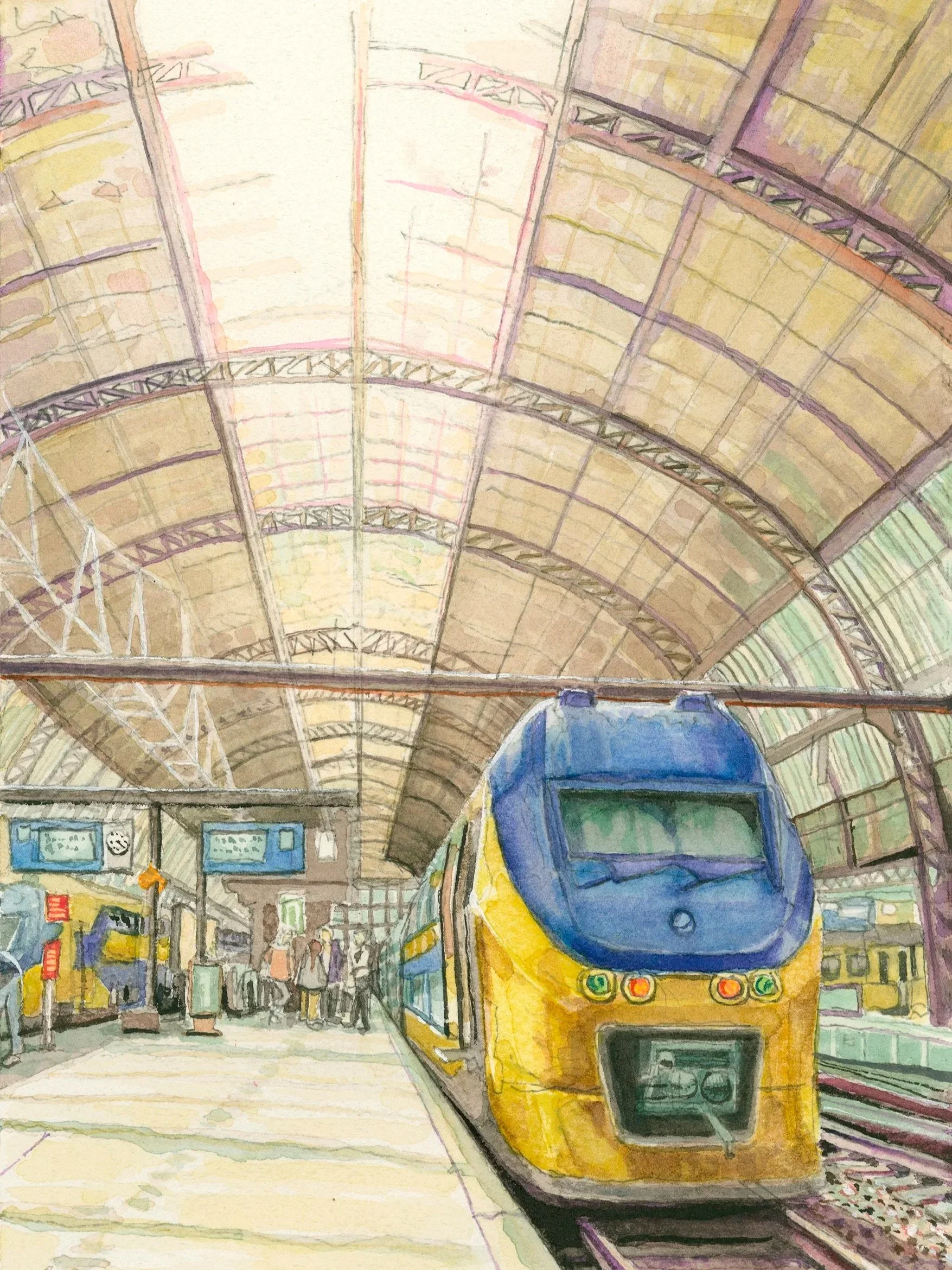 Centraal Station, Amsterdam : Print