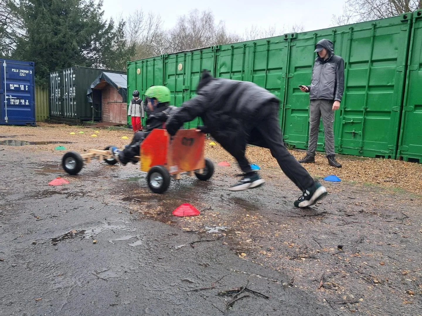 Swaythling Scouts Spend Weekend Racing at Woodmill