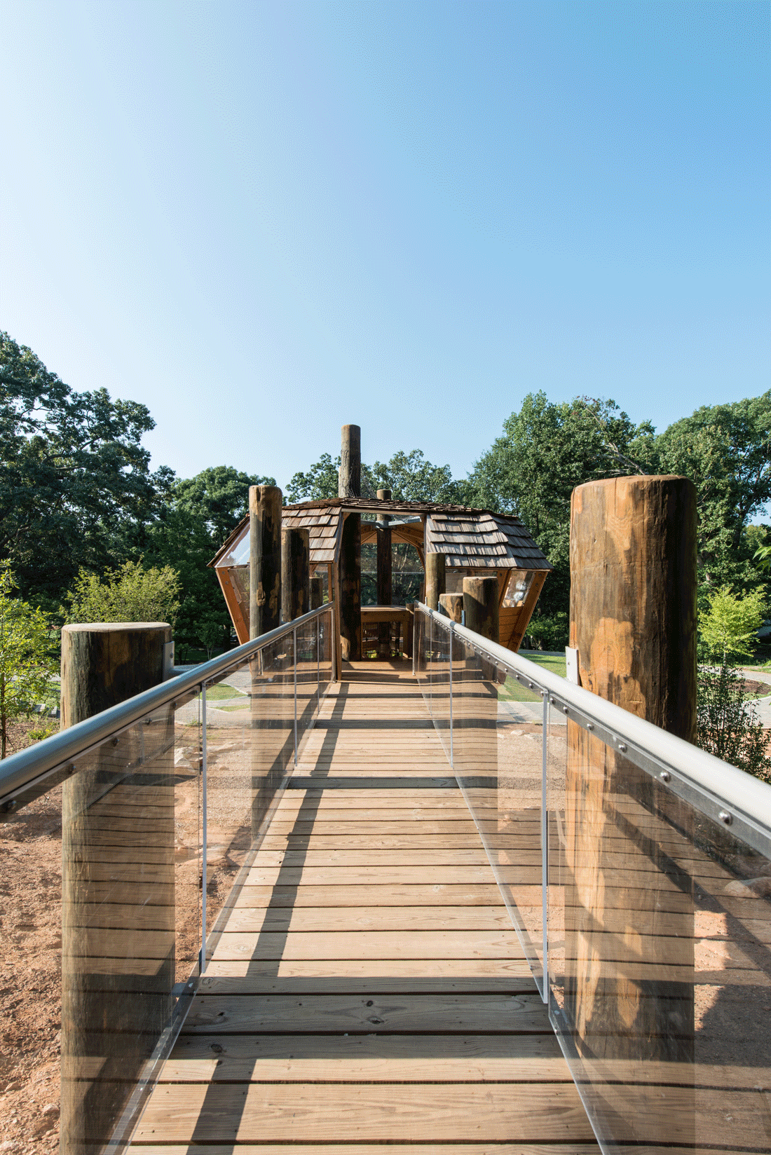 Summer's Treehouse bridge entrance