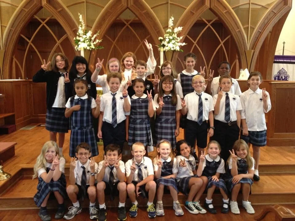 St. Benedict Episcopal school children