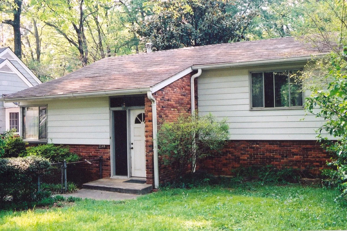 Original exterior shot of house from street