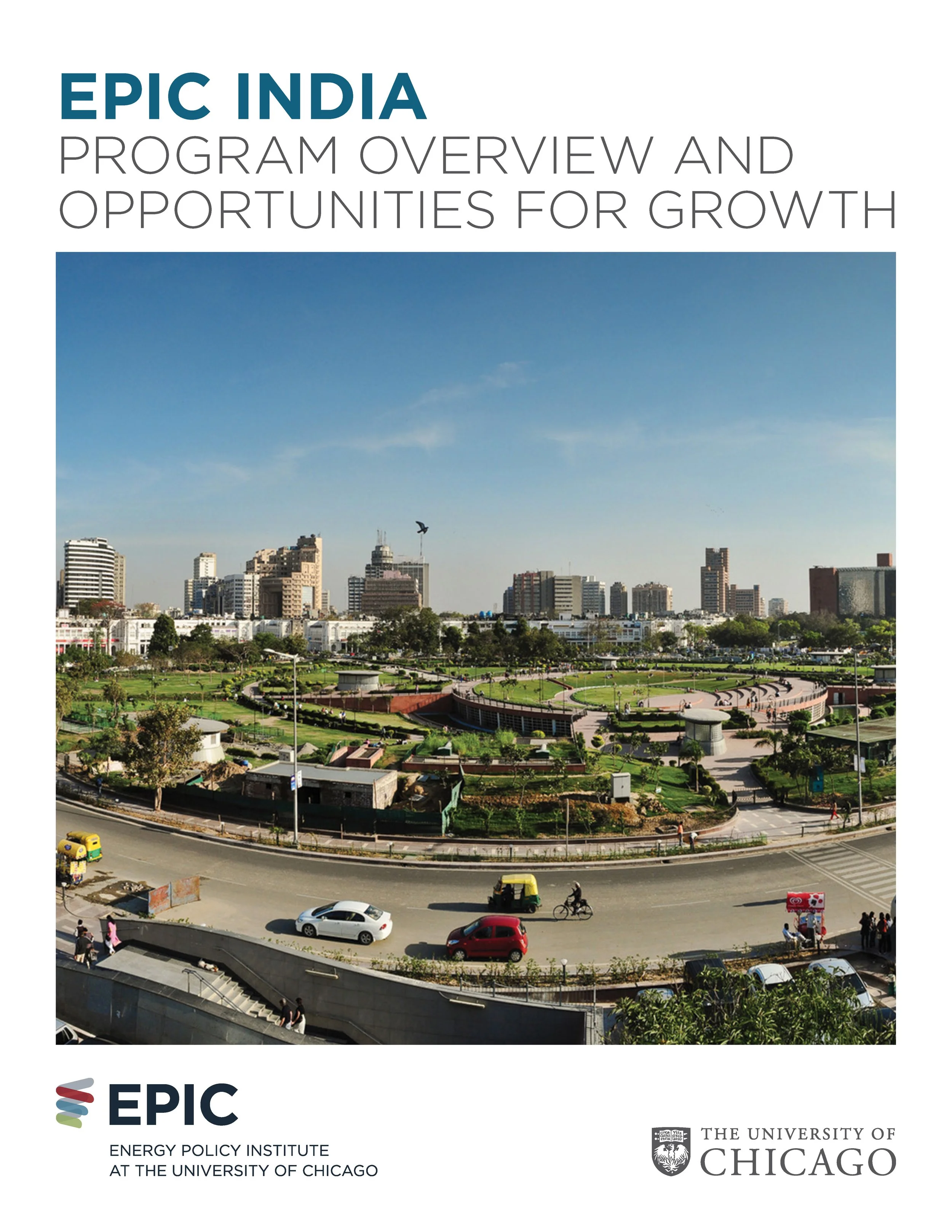 Brochure designed for the Energy Policy Institute at The University of Chicago.
