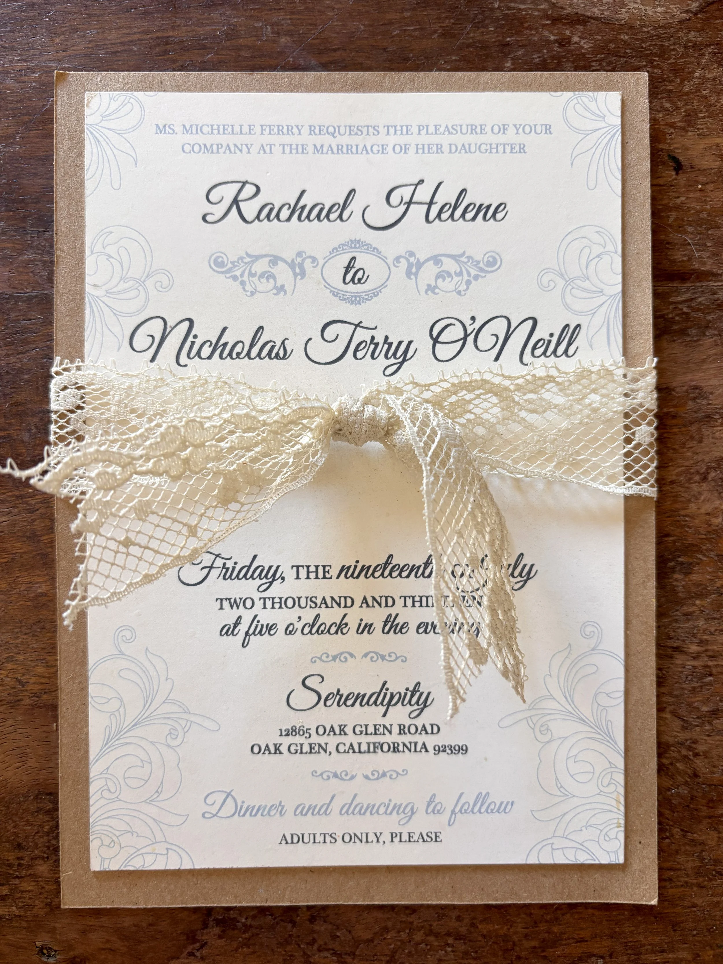 Ferry & O'Neill Wedding.