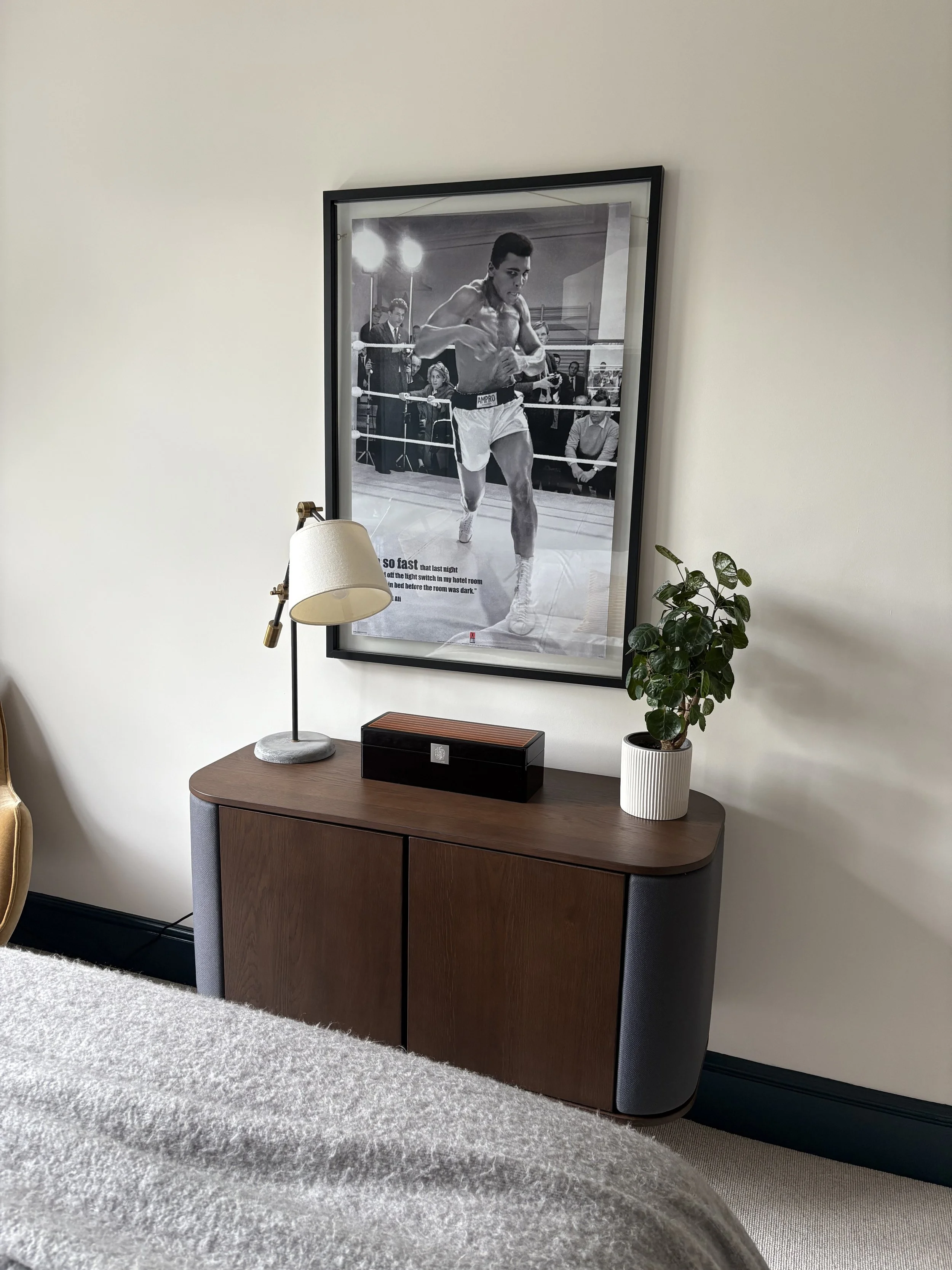 Sport themed artwork for a teen bedroom
