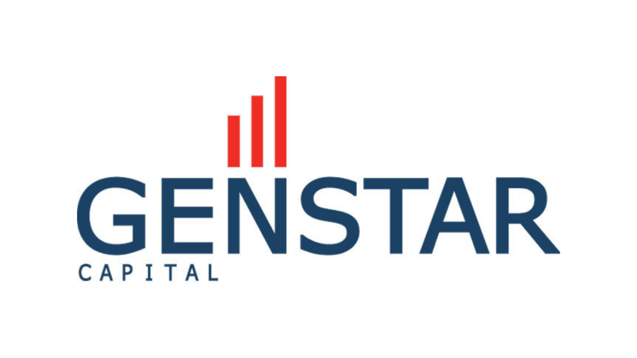 Genstar Capital logo with three red upward bars above the company name