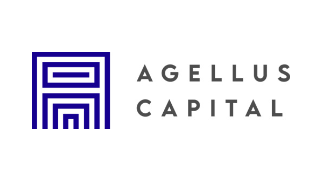 Logo of Agellus Capital with a blue geometric square design and the company name in gray text.