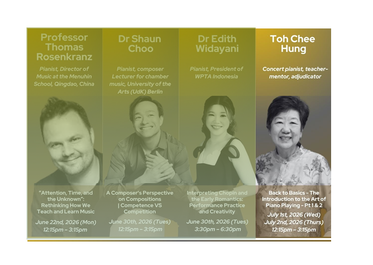 SMTA Pedagogy Workshops (Session 4) - Toh Chee Hung (Part I)