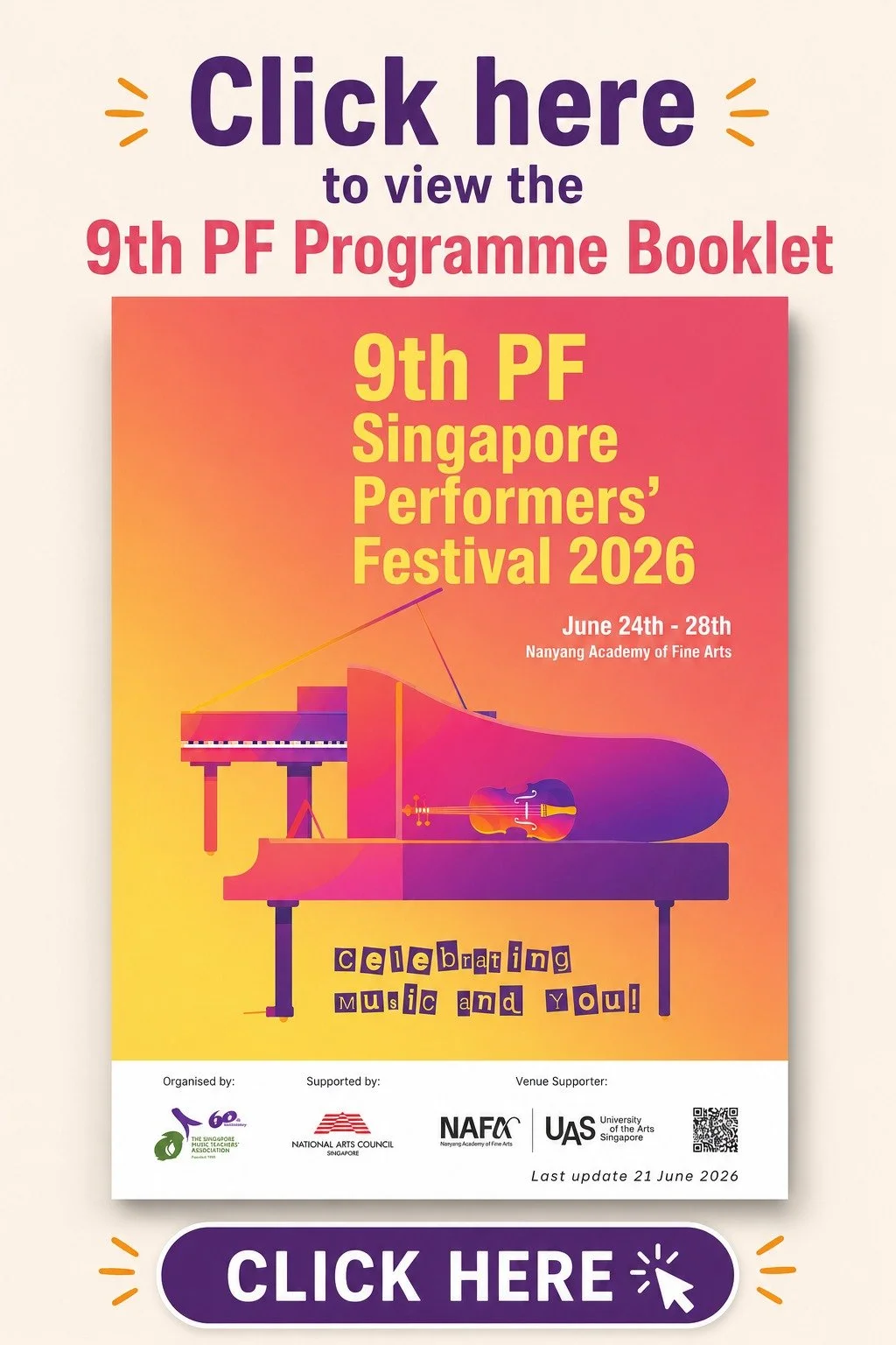 Gala Concert Programme Booklet