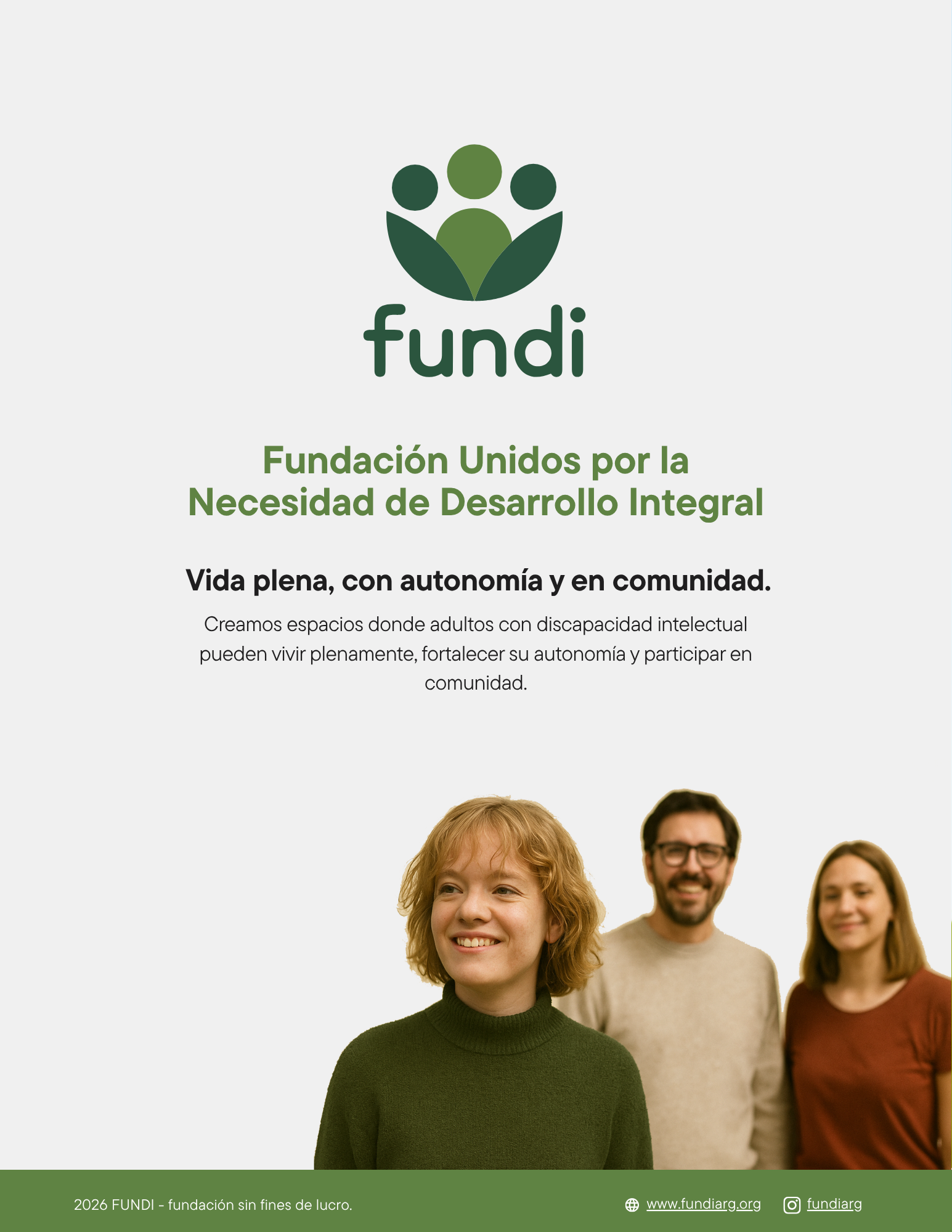 portada del brochure de fundi