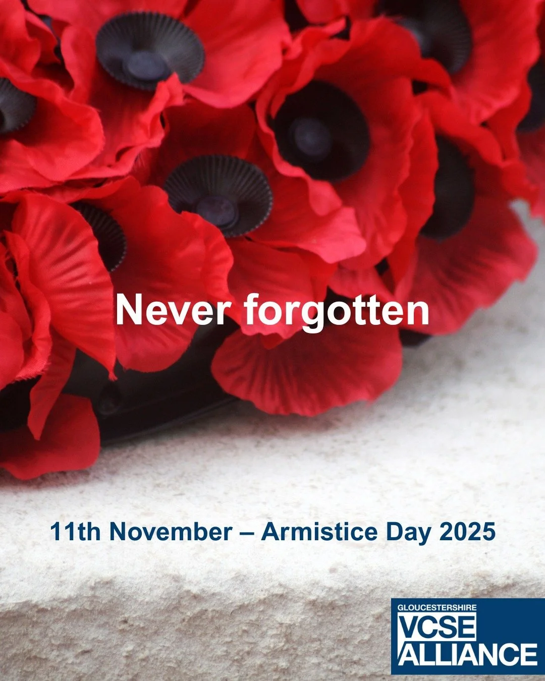 Today, on 11th November &ndash; Armistice Day 2025, we join communities across Gloucestershire and beyond in remembering all those who gave their lives in service.
We honour their courage and their sacrifice.