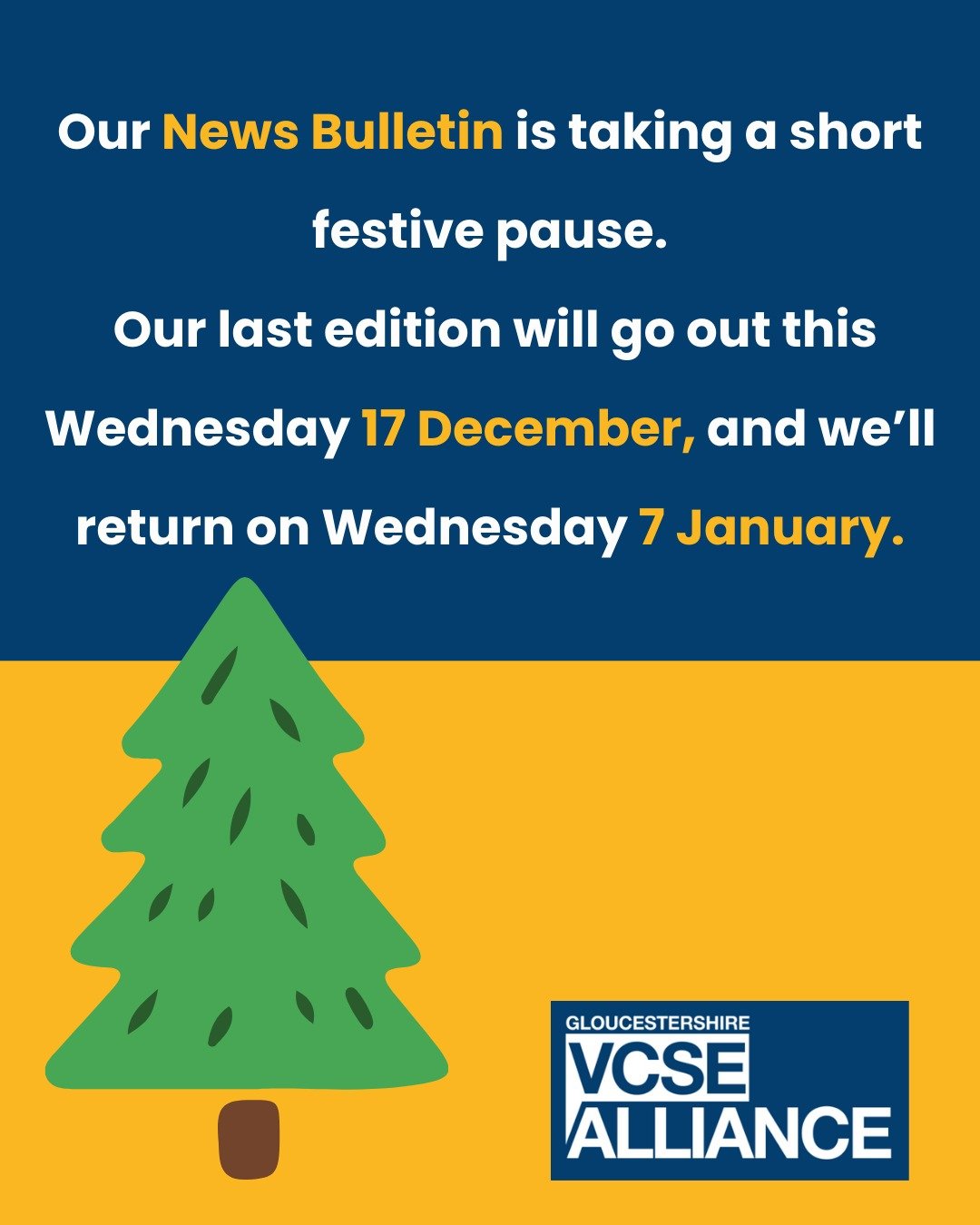 Not on the mailing list yet? Visit www.glosalliance.org.uk to sign up and stay in the loop!