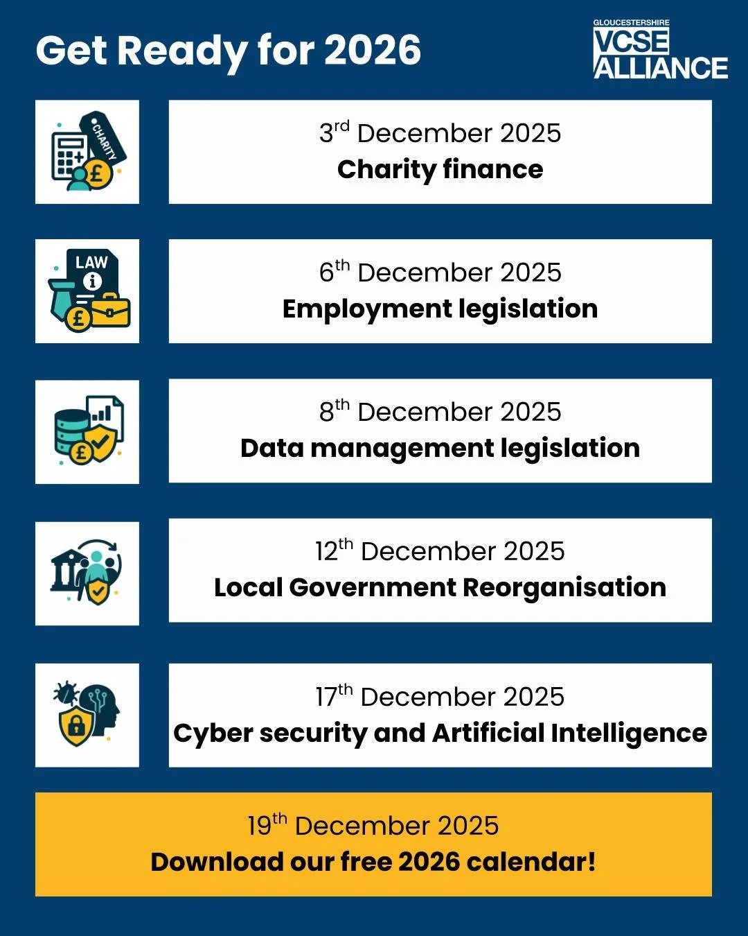 As part of our December &ldquo;Get Ready for 2026&rdquo; Programme, today&rsquo;s focus area is Cyber Security and Artificial Intelligence.

With further legislation and guidance expected in 2026, this article highlights key updates on Cyber Essentia