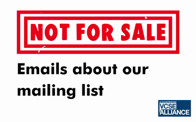Our mailing list is definitely not for sale!