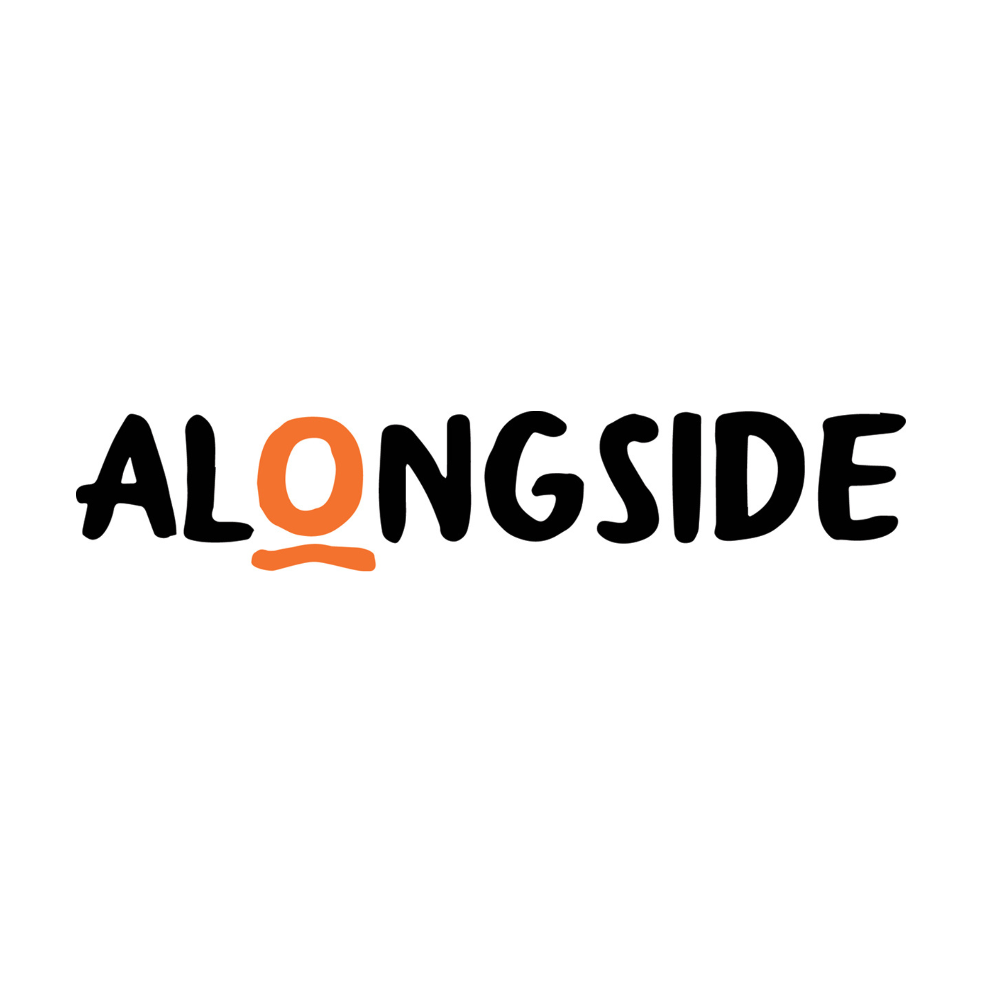 Alongside charity logo