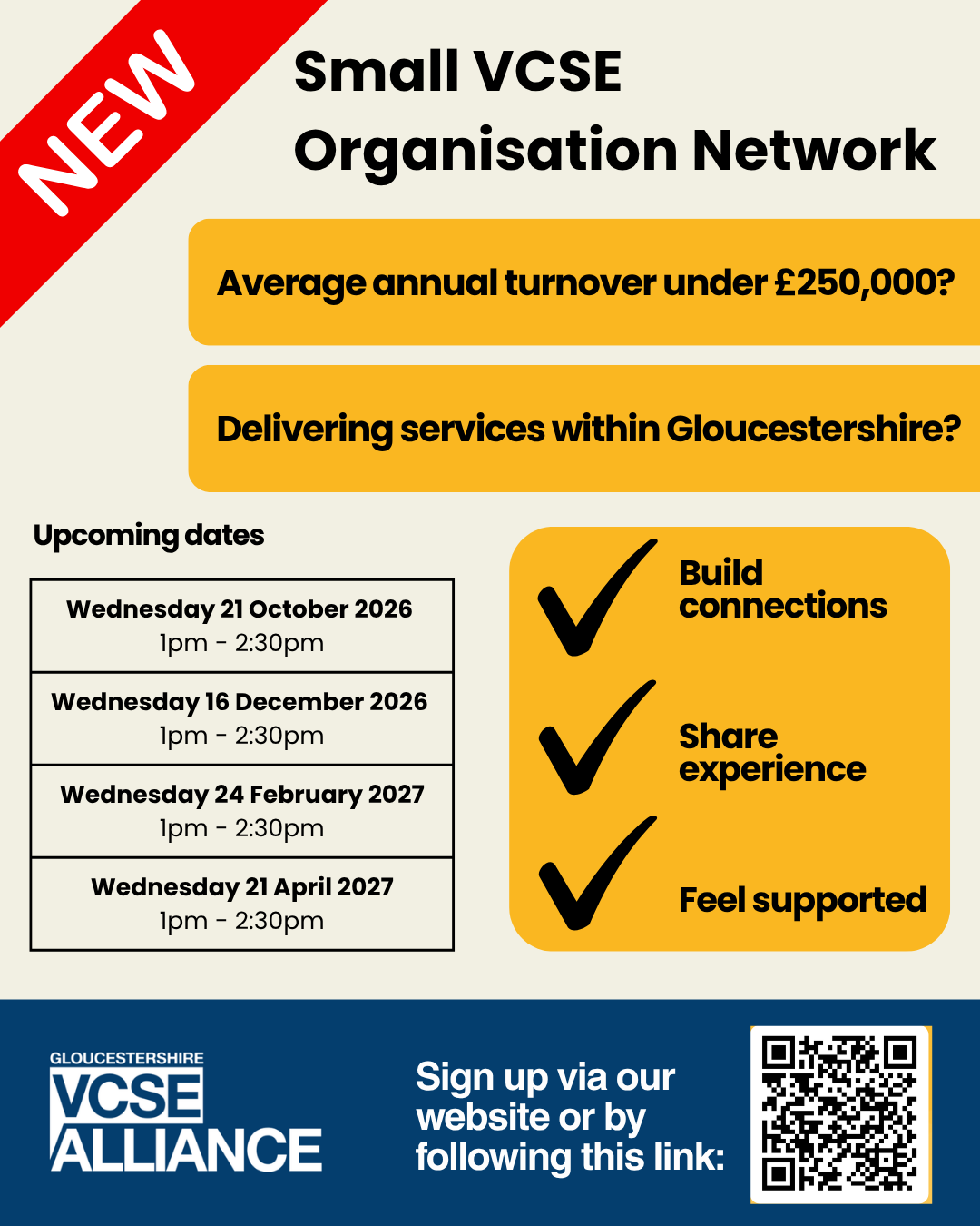 Join our Small VCSE Organisation Network