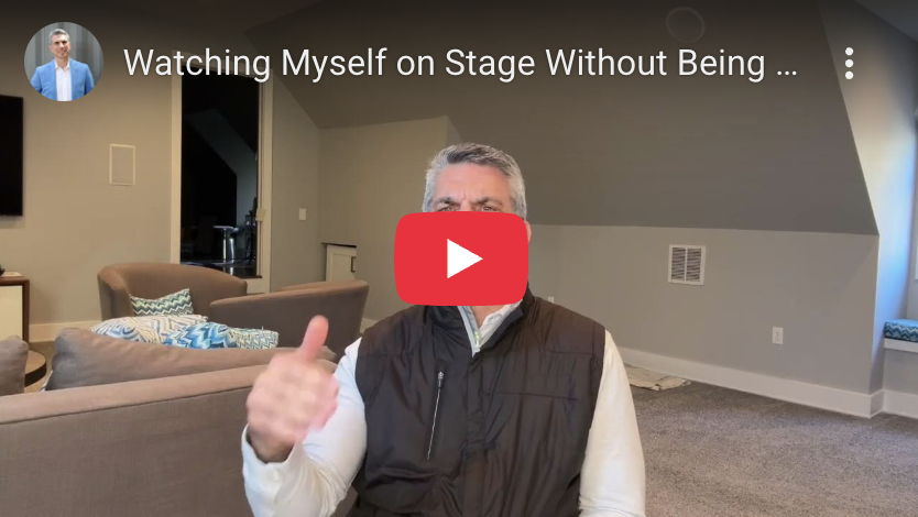 Watching Myself on Stage Without Being on Stage
