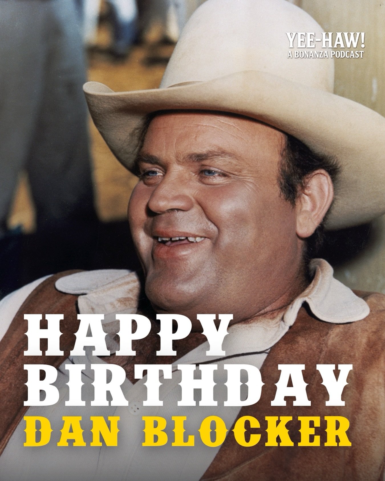 Happy Heavenly Birthday to Dan Blocker! He left an undeniable mark on Bonanza with his gentle, thoughtful, and deeply human approach to portraying Hoss Cartwright. Playing one of the most memorable characters to grace the television screen, I have su