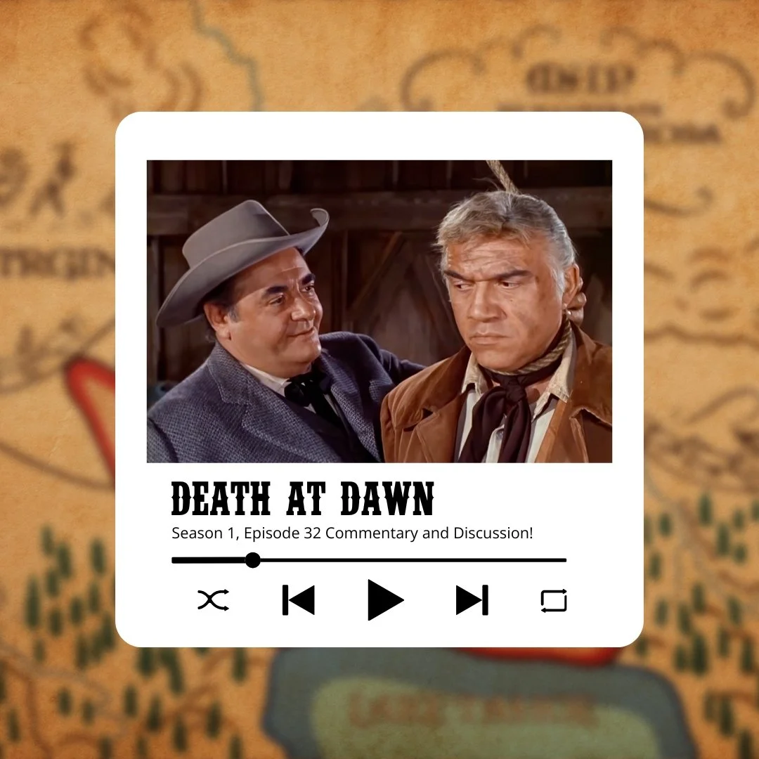 NEW EPISODE! 🎉

We&rsquo;re finally here! The Season 1 finale of Bonanza, &ldquo;Death at Dawn&rdquo;! Cozy up during these winter storms and let&rsquo;s talk about the episode that brings Season 1 to a close.

Topics include:

- Why this episode ce