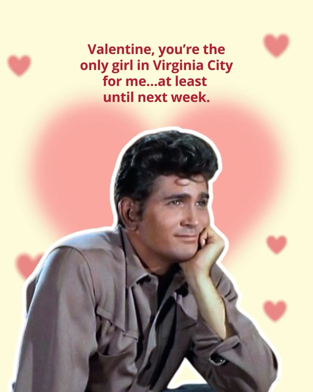 Happy Valentine&rsquo;s Day weekend! I might&rsquo;ve gotten a little carried away with these. 💞😂

#bonanza #valentinesday #classictv #western #yeehawbonanza