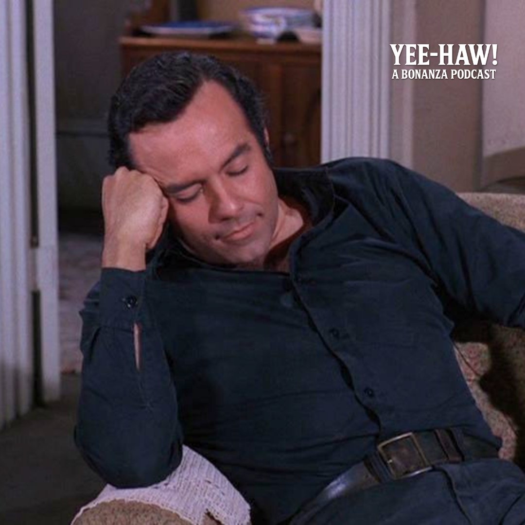 Just got back from a trip abroad &mdash; the return took about 28 hours. 🫠 So this is what my Tuesday is looking like. How about you?

#bonanza #yeehawbonanzapod #classictv #michaellandon #funny