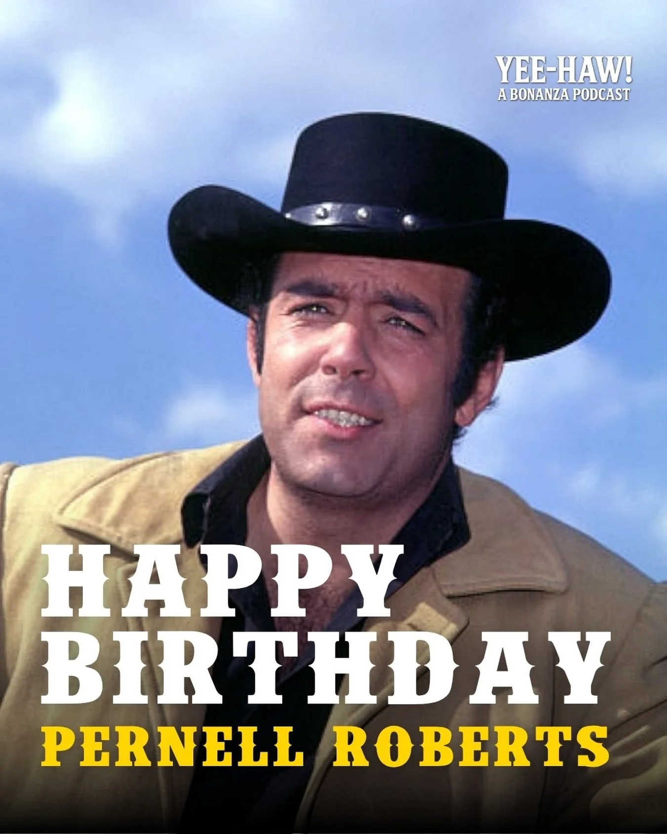 Happy Heavenly Birthday to Pernell Roberts, who would&rsquo;ve turned 98 years old today. 🖤 What&rsquo;s your favorite Adam Cartwright quote, episode, or moment? 👇

#bonanza&nbsp;#adamcartwright #pernellroberts #classictelevision #western