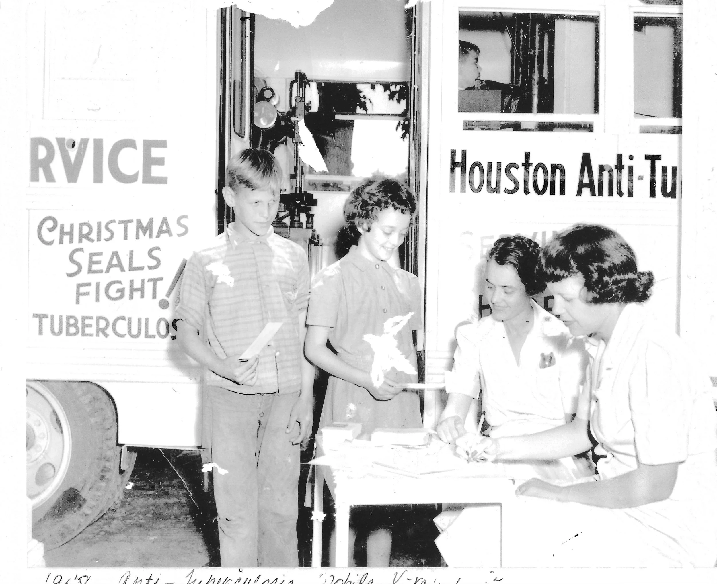 One of the first images of Service League ladies in 1948