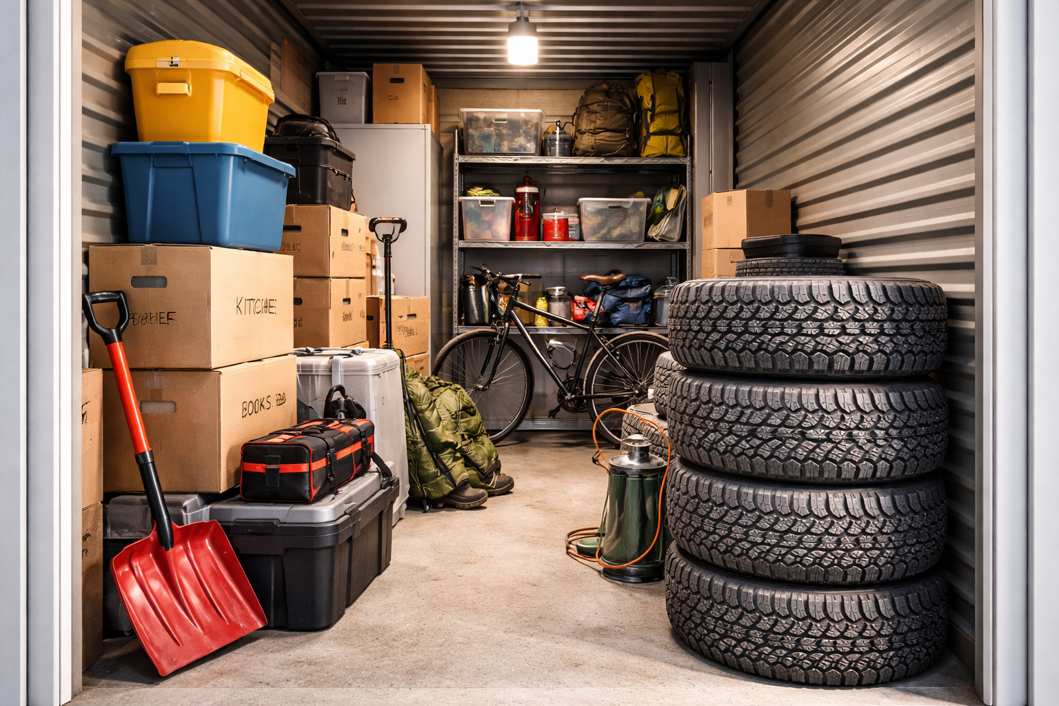 Winterbanden opslaan