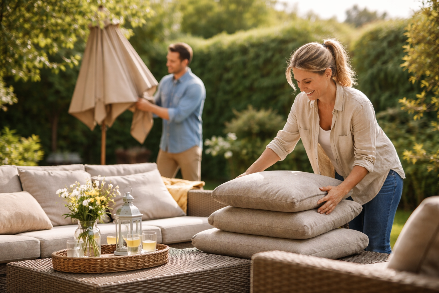 Tuinmeubelen opslaan