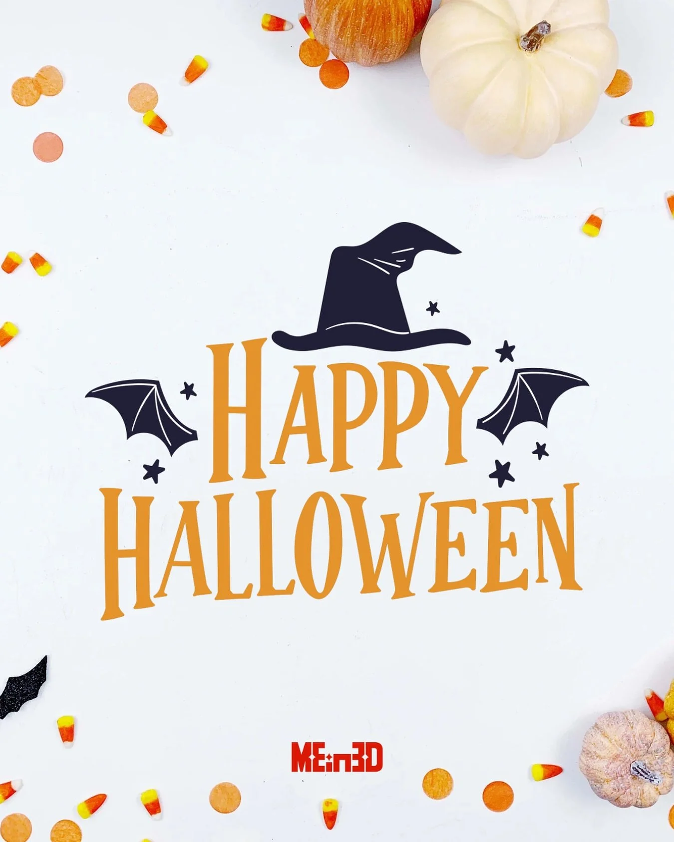 🎃 Happy Halloween from the MEin3D family! 👻
Wishing everyone a safe, fun, and creative Halloween filled with treats and smiles. We hope you all have a fantastic day celebrating! 🦇🕸️

#HappyHalloween #MEin3D #TeamSpirit #Halloween2025 #CreativeCom