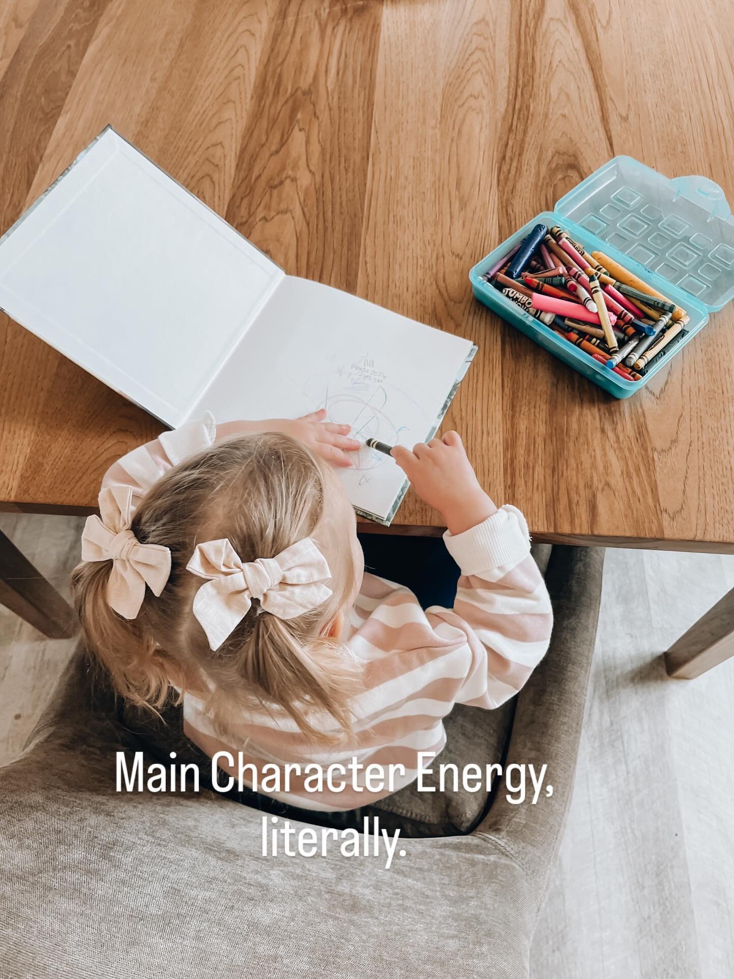 Ava signing a story about herself for her fairy godmother.

A really awesome thing about Ava is that she&rsquo;s adopted. When she was born, Elyse donated breast milk during Ava&rsquo;s first year of life, and we&rsquo;ve called her Ava&rsquo;s fairy