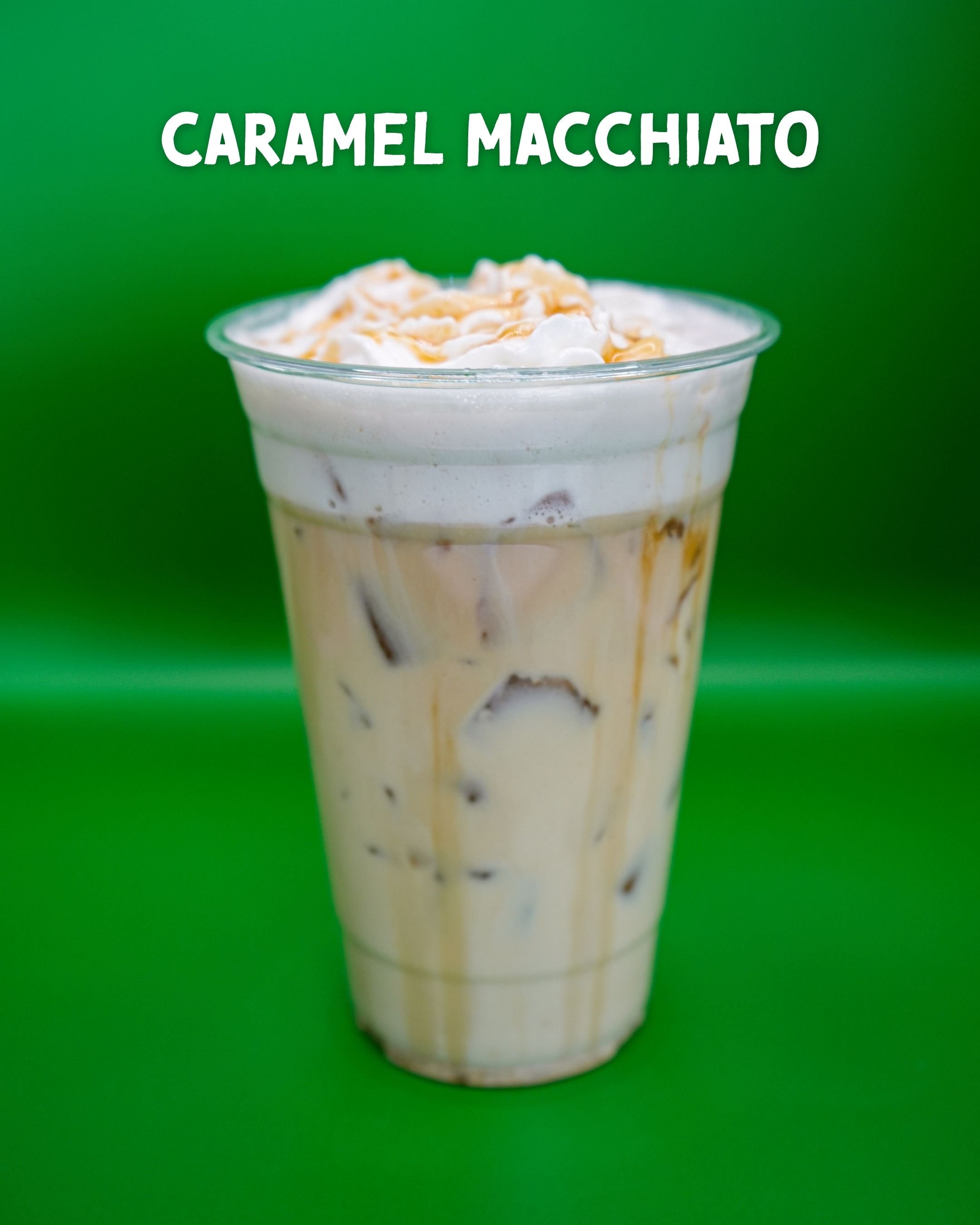 caramel macchiato-iced coffee-protein coffee-refresher-healthy-drinks-harrisonburg,virginia