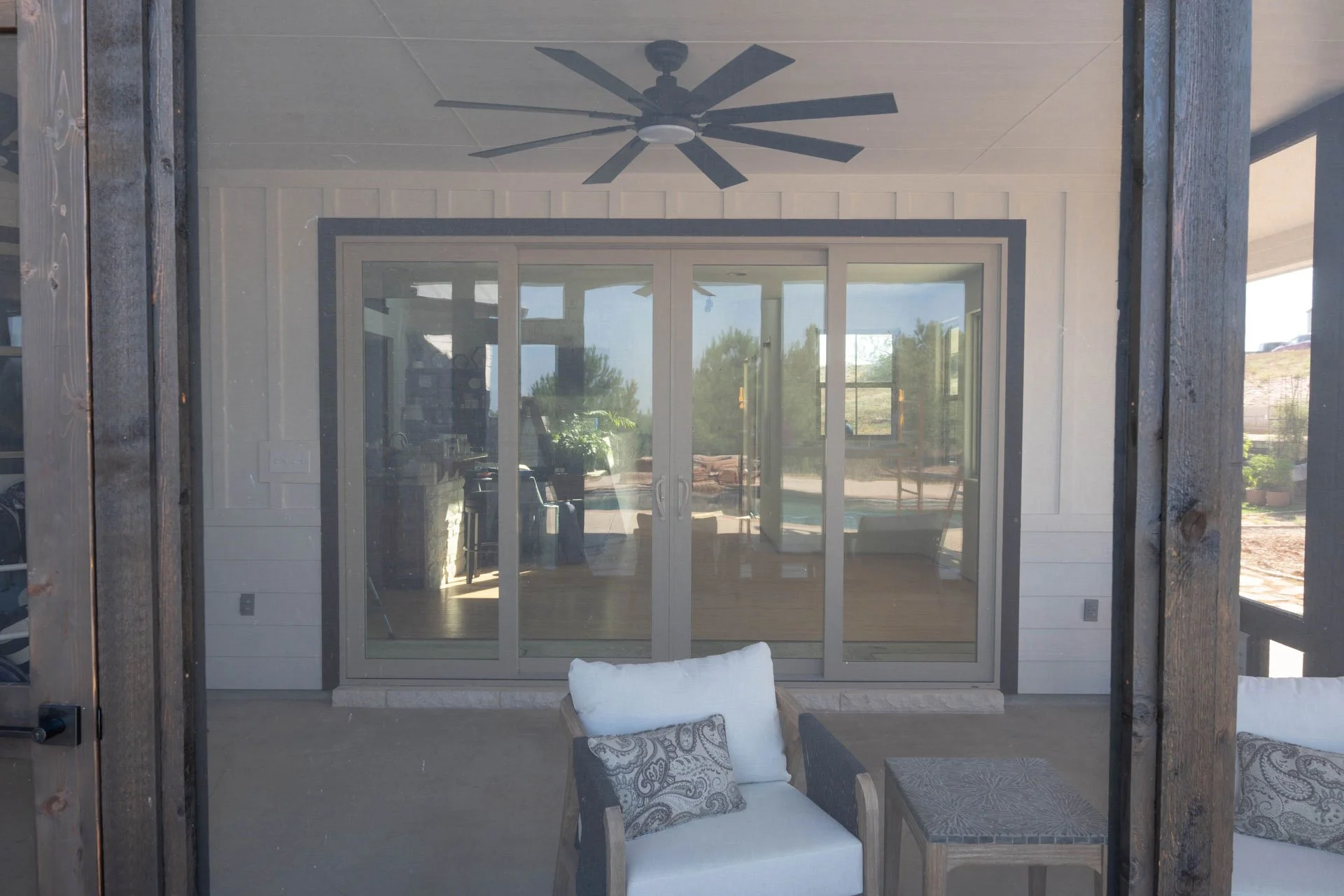 Double Sliding Glass Doors in Smithville Home Renovation