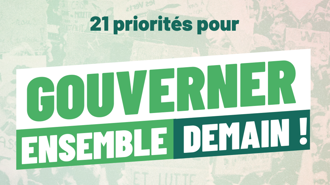 21 priorités communes qui devraient pouvoir nous rassembler