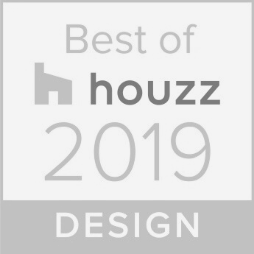 Best of Houzz 2019 Design Award Badge: Kimmel Interiors' early achievement in curated furnishings and architectural detailing.