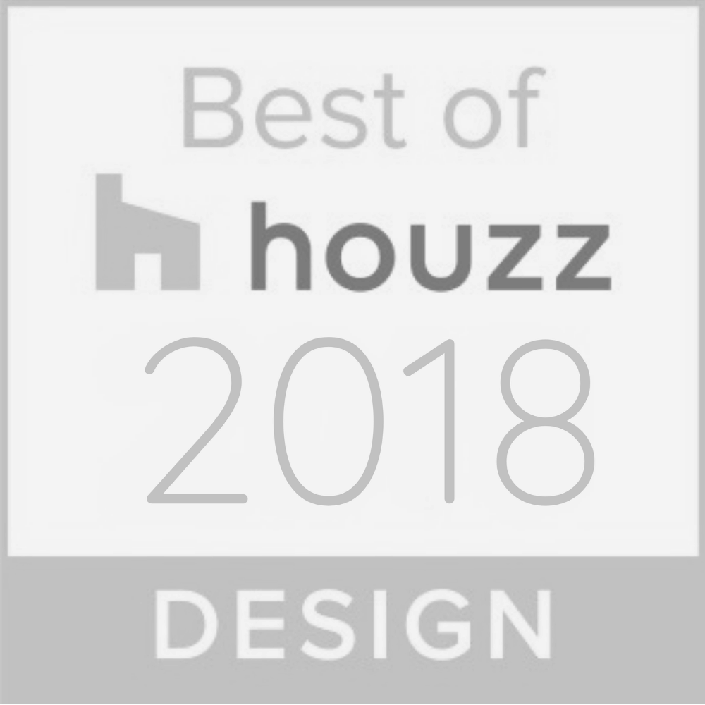 Best of Houzz 2018 Design Award Badge: Kimmel Interiors' multi-year recognition for architectural detailing and curated furnishings.