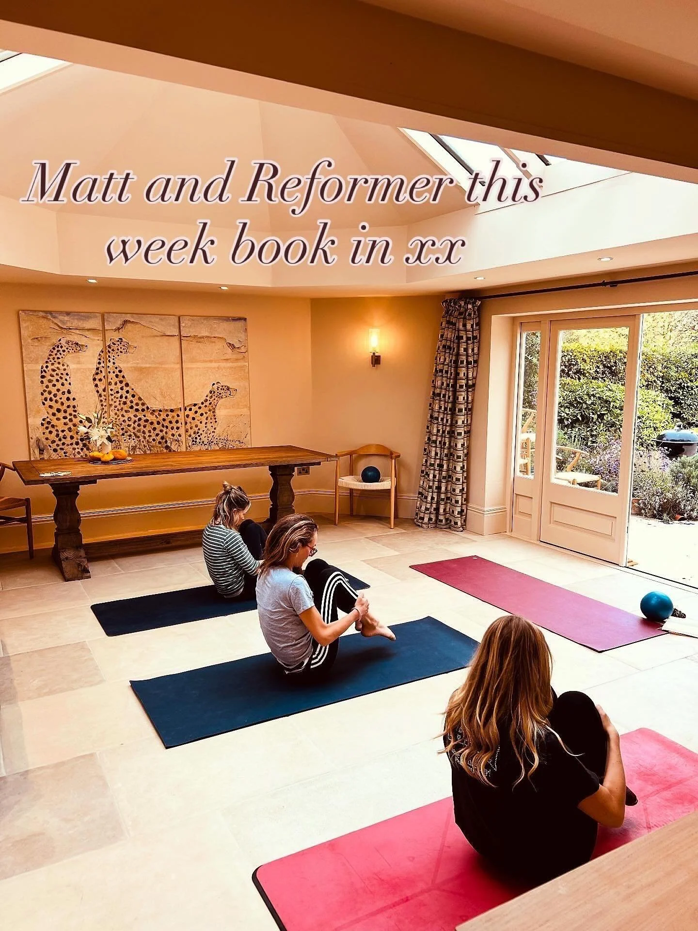 Mat &amp; Reformer this week - book in now everyone welcome 😉 xx